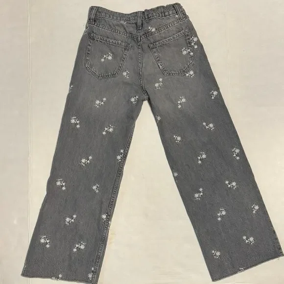 Gap Kids Lot of 2 Girl 10 Low Stride Jeans Embroidered Distressed School Casual - Picture 4 of 16